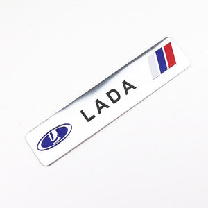 Car Styling 3D Aluminum Emblem Badge Car Sticker Decals Accessories For Renault Opel Dacia Lada Alfa Romeo Car-Styling