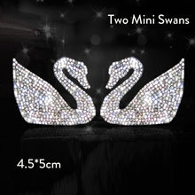 Charger l&#39;image dans la galerie, Car Swan Crystal Full Diamond Inlaid Rhinestone Big Gecko Safe Car Stickers Love Diamond Sticker Snowflake Car Accessoires Decor