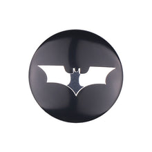 Charger l&#39;image dans la galerie, 4pcs/Pack 3D Aluminum 56MM Decoration Batman Emblem Car Wheel Center Hub Caps sticker Bat Decal Car-Styling Auto accessories